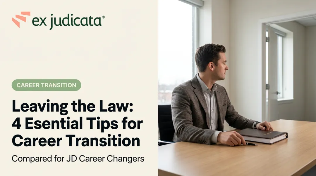 Leaving the Law: 4 Essential Tips for Career Transition