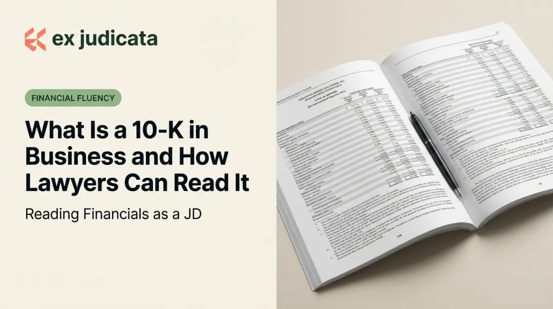 What Is a 10-K in Business and How Lawyers Can Read It