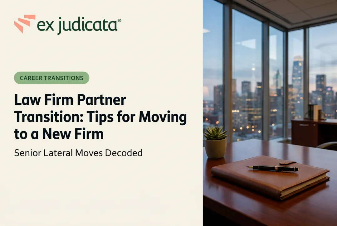 Law Firm Partner Transition: Tips for Moving to a New Firm