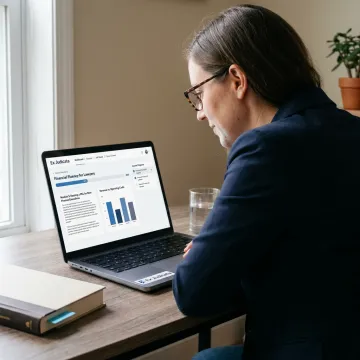 Online leadership development process for attorneys