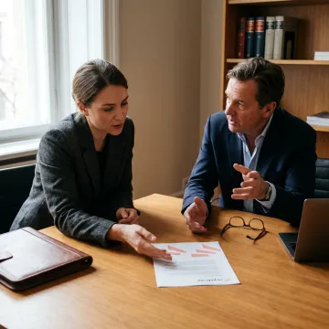 JD candidate discussing private equity executive search