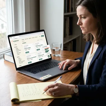 Lawyer planning nonprofit career transition