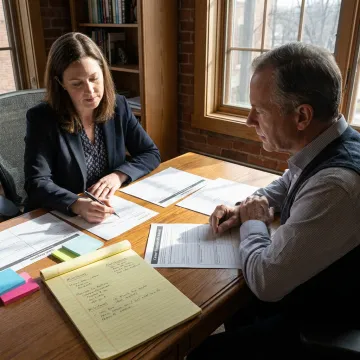 Lawyer and coach planning an executive career transition