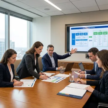 Director training session on ESG governance