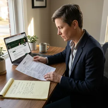 JD candidate preparing for a career transition interview