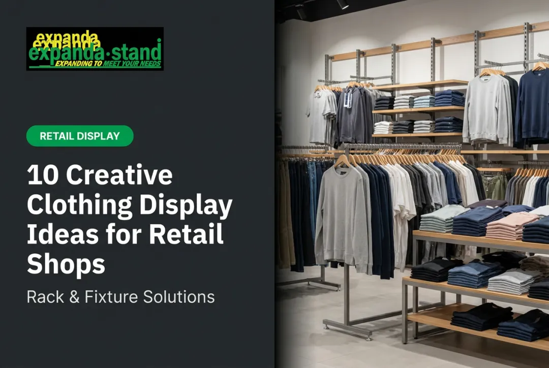 10 Creative Clothing Display Ideas for Retail Shops