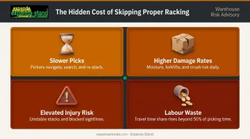 Cost of poor warehouse storage four hidden impact areas without proper racking systems