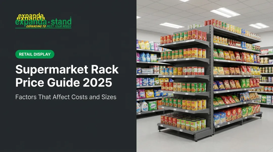 Supermarket Rack Price Guide 2026: Factors That Affect Costs and Sizes