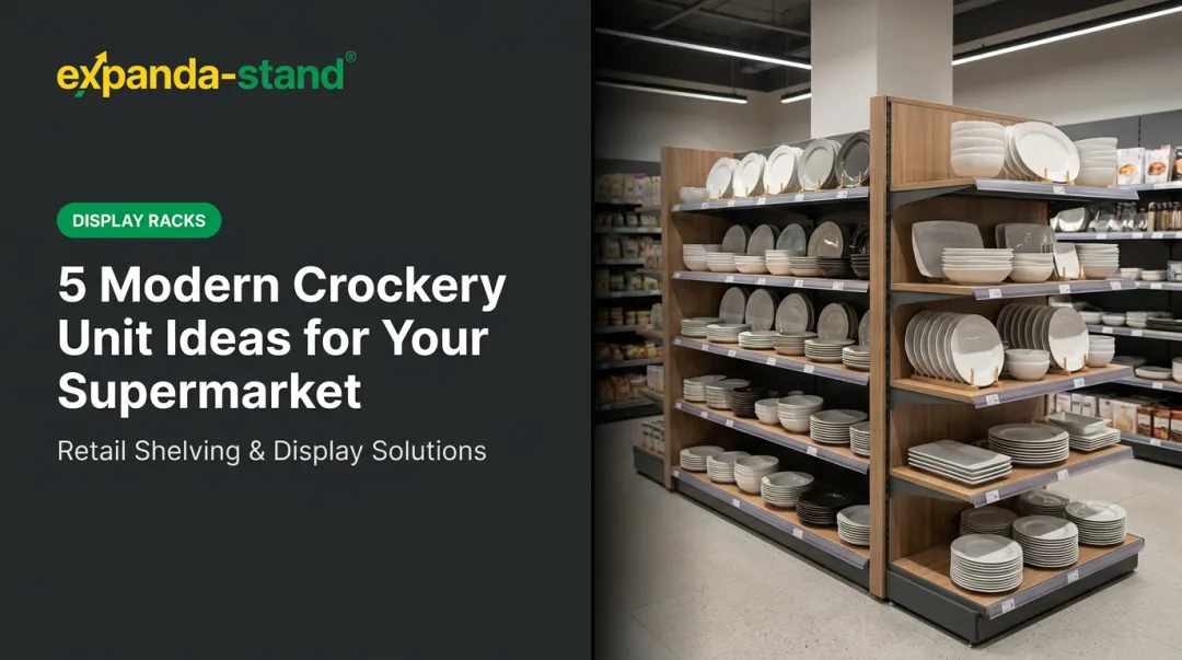 5 Modern Crockery Unit Ideas for Your Supermarket