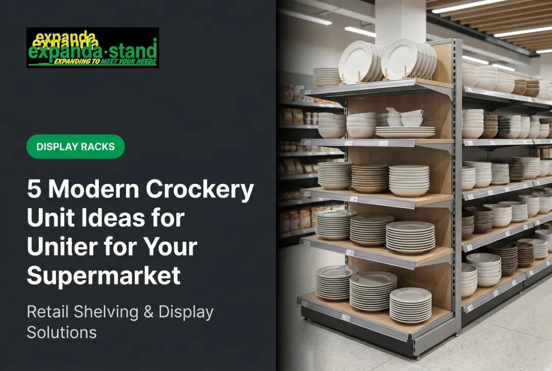 5 Modern Crockery Unit Ideas for Your Supermarket
