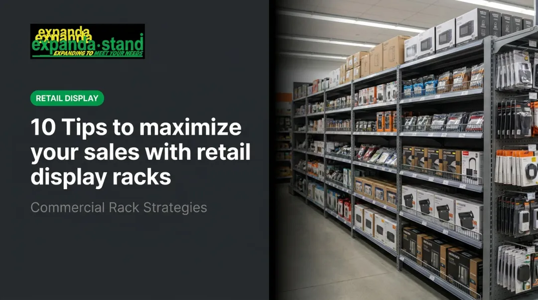 10 Tips to maximize your sales with retail display racks