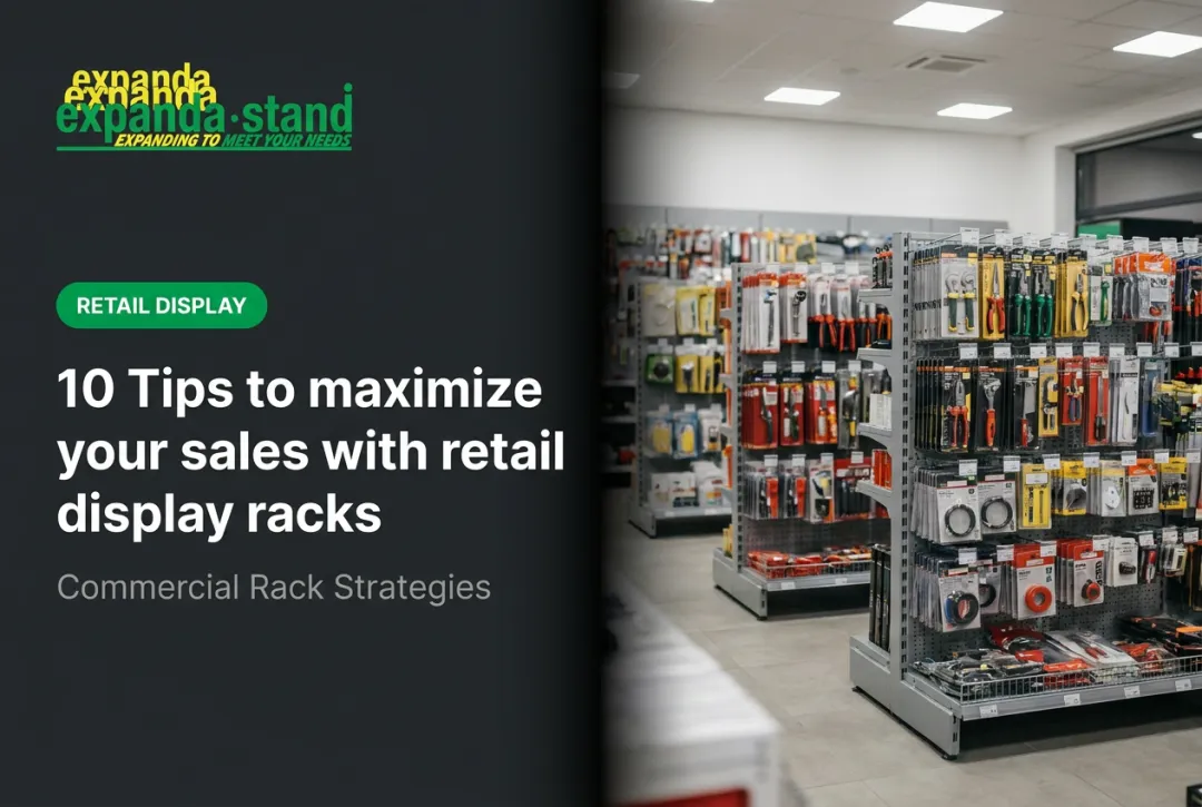 10 Tips to maximize your sales with retail display racks