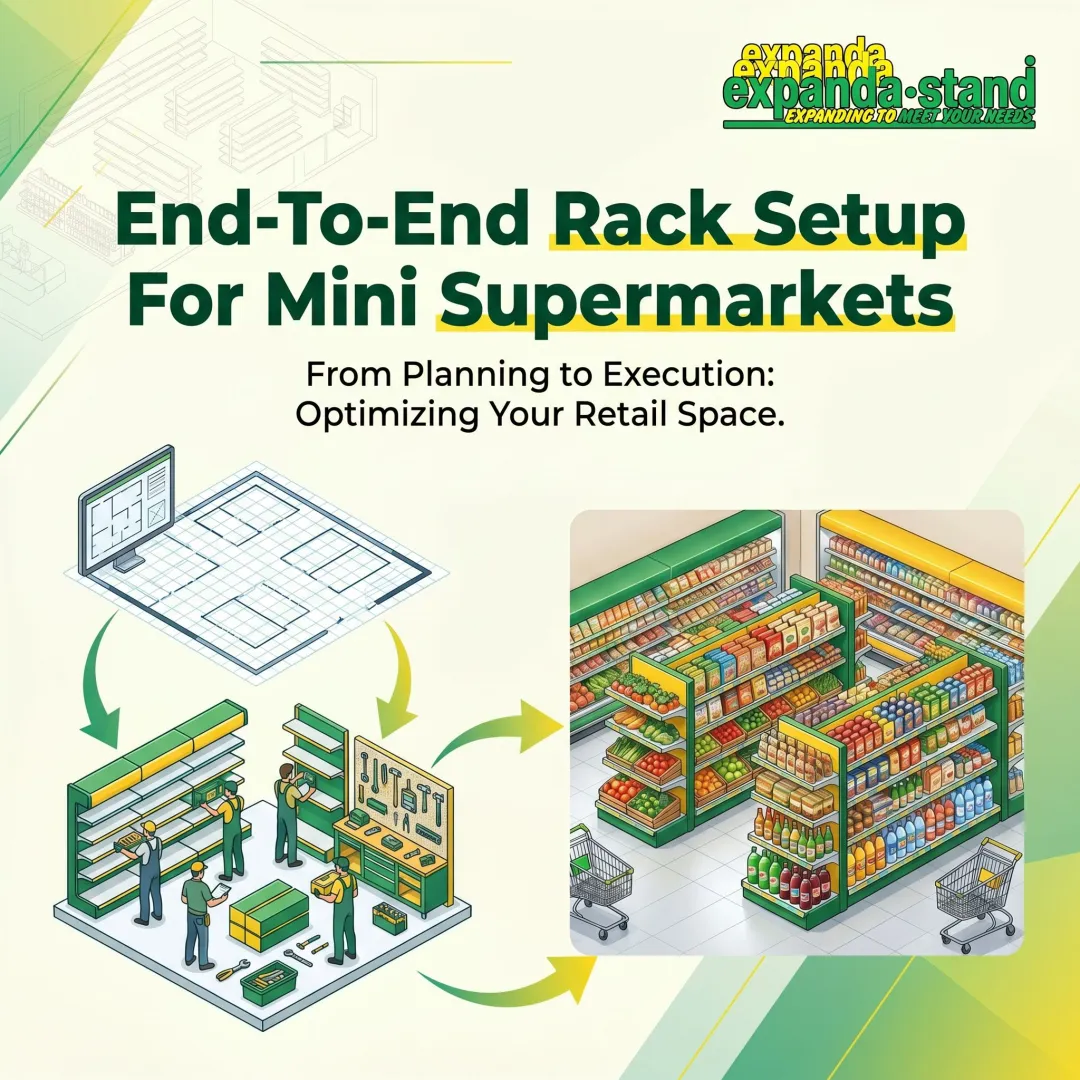 End-To-End Rack Setup For Mini Supermarkets