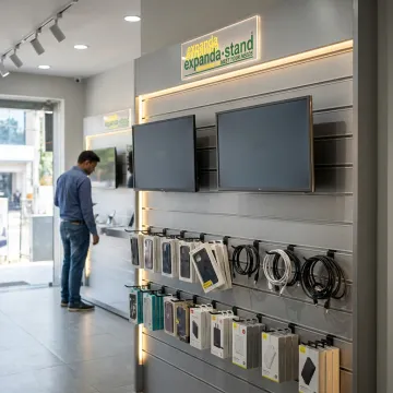 Electronics & Specialty Retail slatwall display