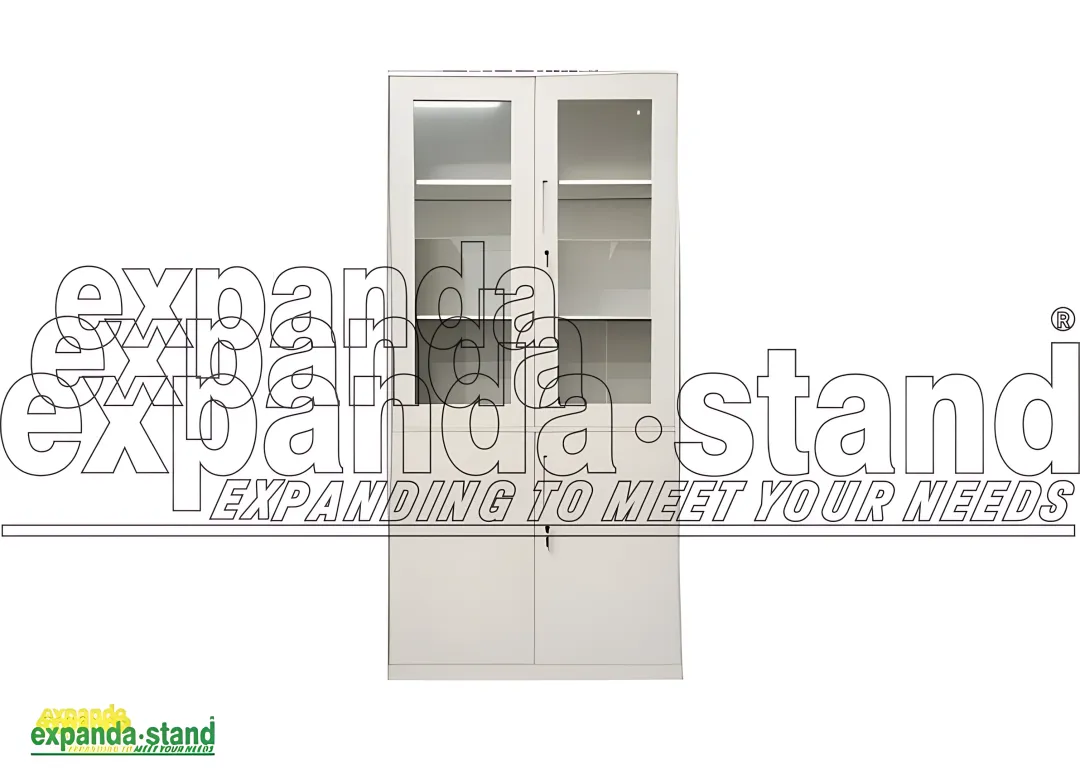 File Cabinet with Half Glass Door
