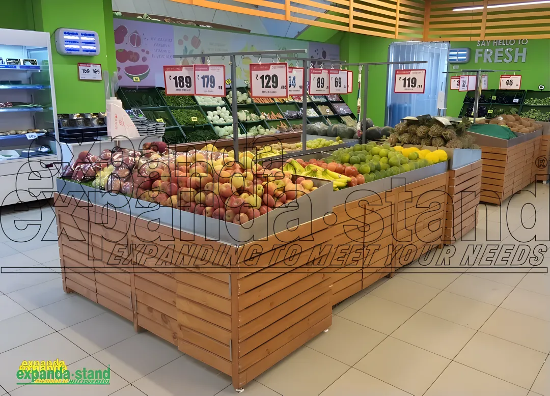 Fruits & Vegetable Heaper for Bulk Display