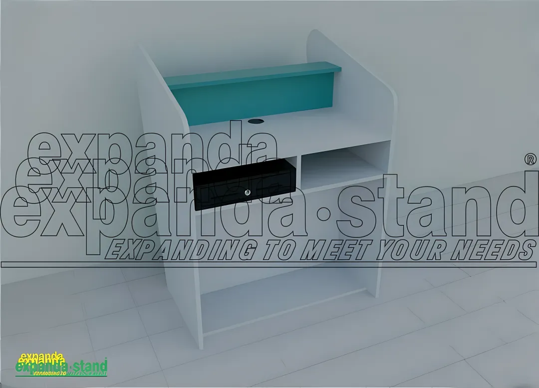 Pharmacy Billing Counter with Electronic Cash Drawer