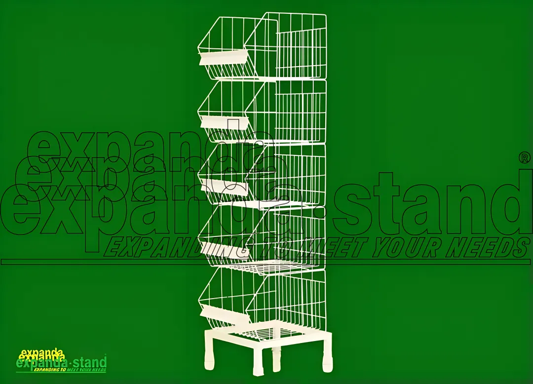 Stackable Baskets/Alligators | Snacks Display Rack Solutions