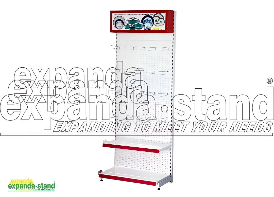 Perforated Rack/Pegboard Rack | Perforated Steel Display Racks For Supermarket | Chennai