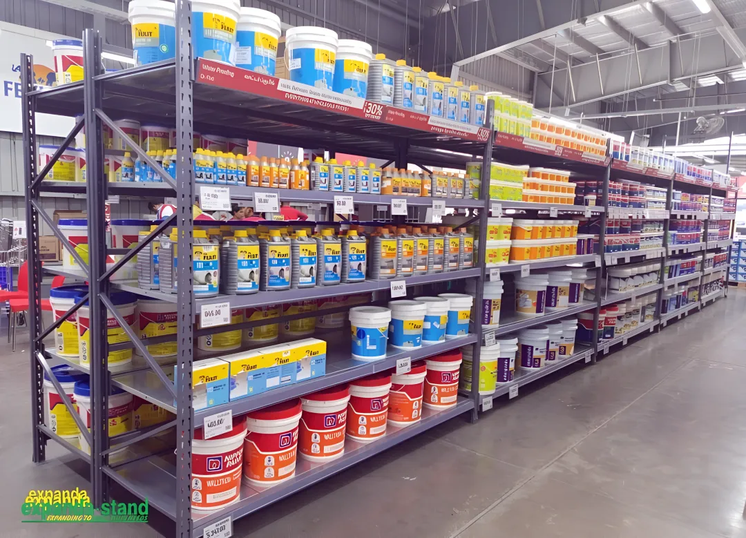 Hardware store display rack
