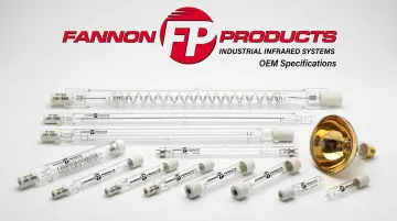 Fannon Products OEM infrared replacement lamps for Heidelberg Fostoria and M&amp;R systems