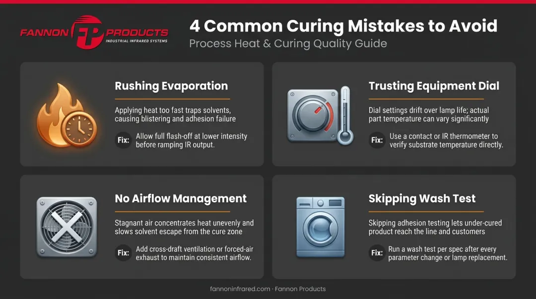 4 common water-based ink curing mistakes and how to avoid them
