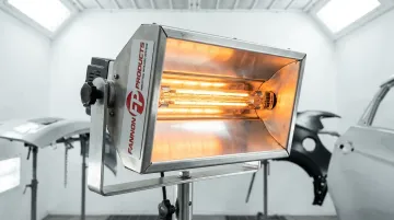 Fannon Products short-wave infrared quartz lamp for automotive paint curing