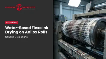 Water-Based Flexo Ink Drying on Anilox Rolls: Causes &amp; Solutions