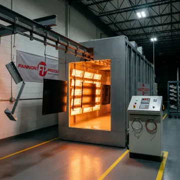 Infrared powder coating line equipment