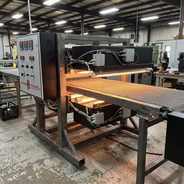 Custom industrial infrared control system in a manufacturing facility