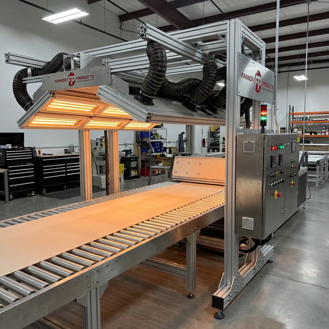 Custom infrared textile heating system