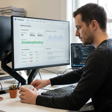 Dashboard for AI-powered health monitoring