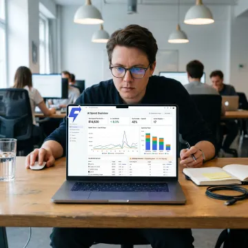 AI spend visibility dashboard