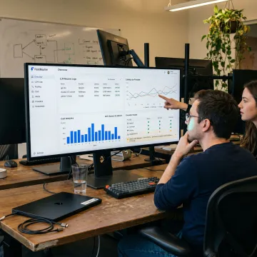LLM observability platform dashboard