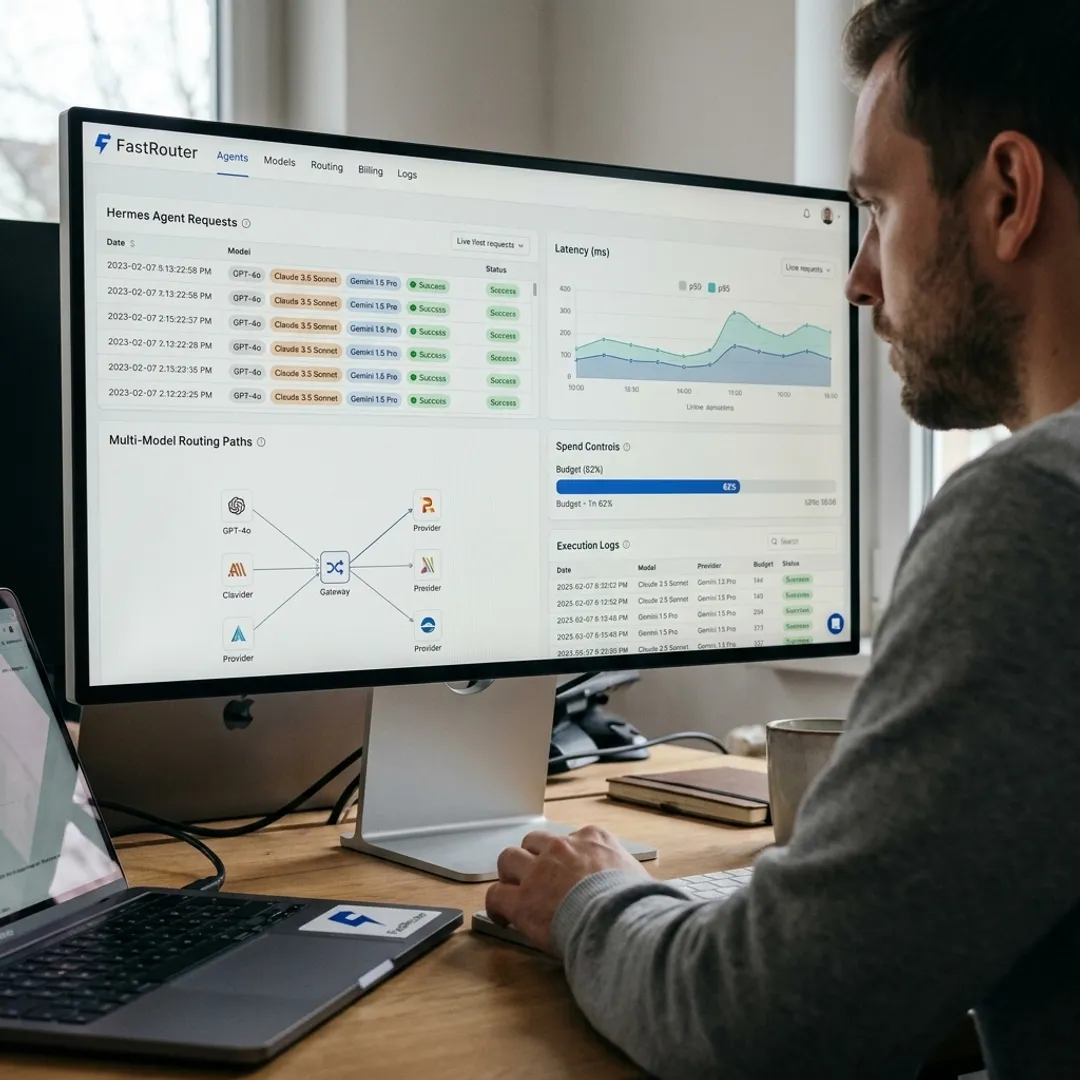 AI agent routing and observability dashboard