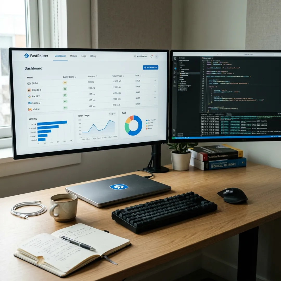 AI model comparison dashboard for research