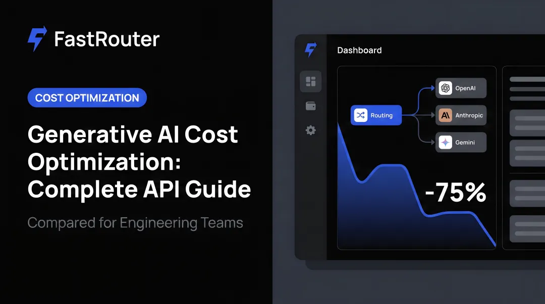 Generative AI Cost Optimization: Complete API Guide