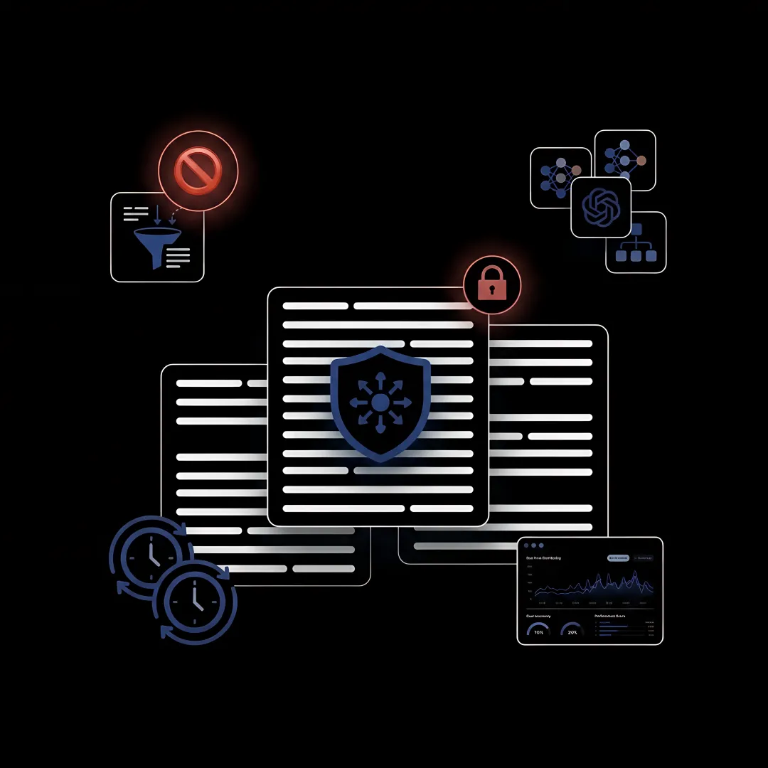 Team managing secure AI model deployment