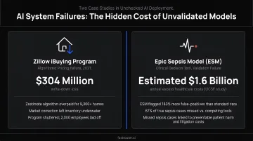 Zillow 304 million write-down and Epic Sepsis Model failure cost comparison
