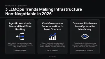 Three 2026 LLMOps trends making operational infrastructure non-negotiable for enterprises