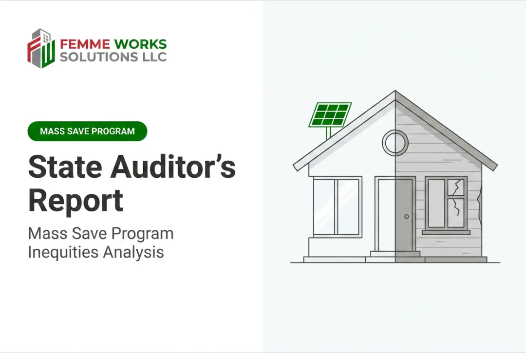 State Auditor's Report: Mass Save Program Inequities Analysis