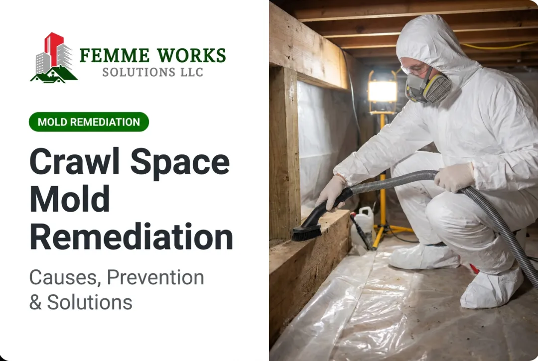 Crawl Space Mold Remediation: Causes, Prevention & Solutions