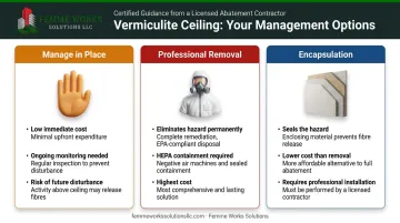 Comparison of management options for asbestos ceilings: leave, remove, or encapsulate
