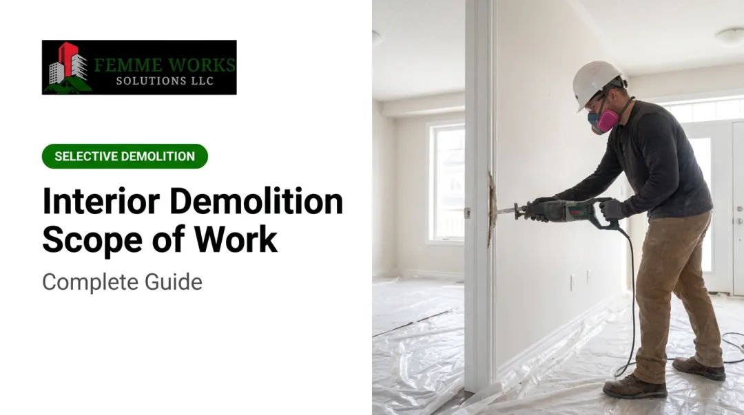 Interior Demolition Scope of Work: Complete Guide