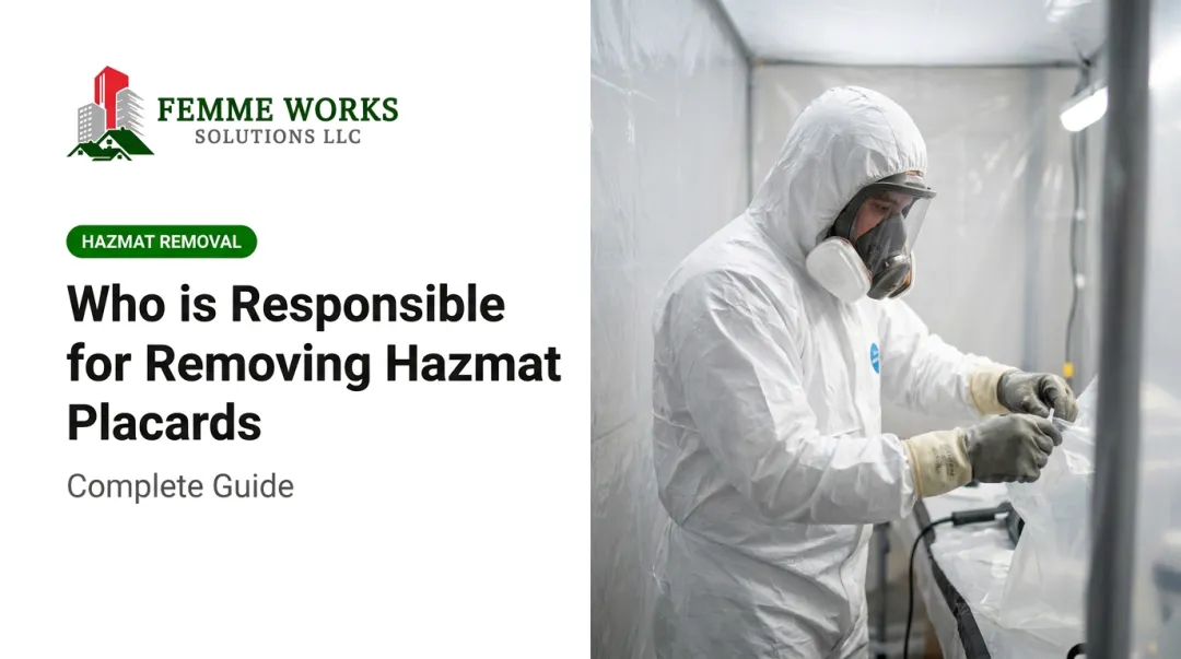 Who is Responsible for Removing Hazmat Placards: Complete Guide