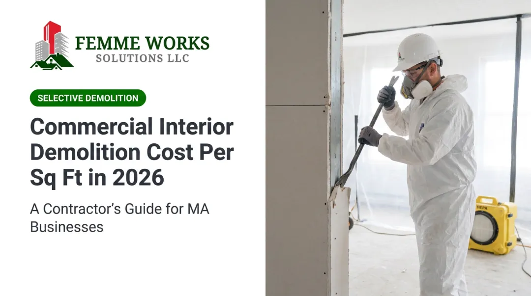 Commercial Interior Demolition Cost Per Sq Ft in 2026