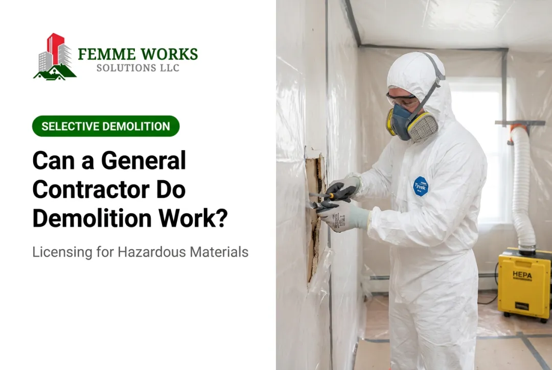 Can a General Contractor Do Demolition Work?
