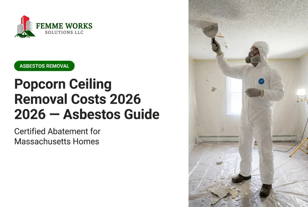 Popcorn Ceiling Removal Costs 2026 — Asbestos Guide
