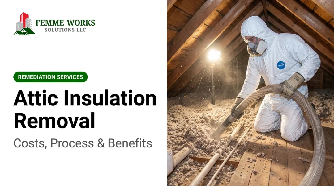 Attic Insulation Removal: Costs, Process & Benefits