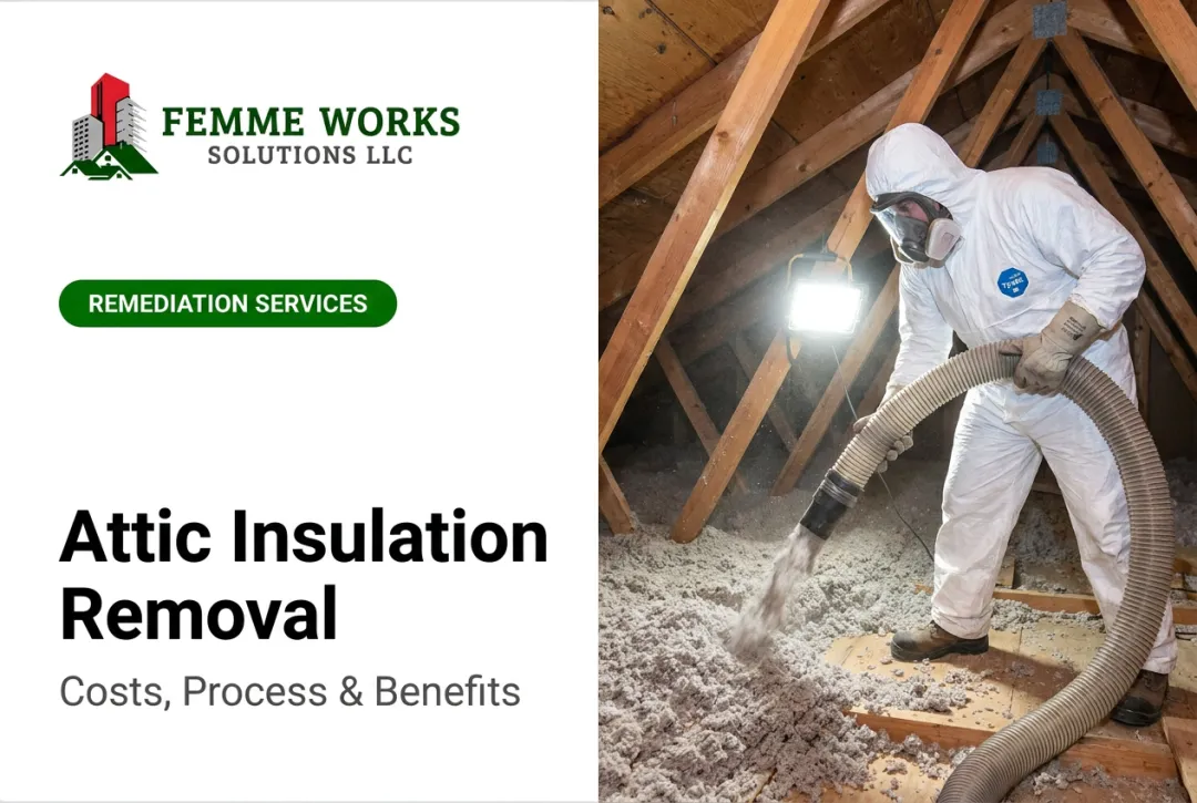Attic Insulation Removal: Costs, Process & Benefits